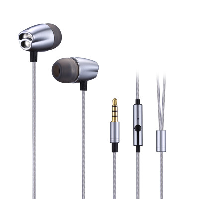 

Hyundai (HYUNDAI) H2 iron gray headphones ear-style bass headphones headphones high-fidelity sound quality to wear comfortable