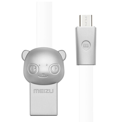 

Meizu (MEIZU) Panda Micro USB кабель для передачи данных телефон зарядка линии Эндрюс шнур питания 1 м серебро