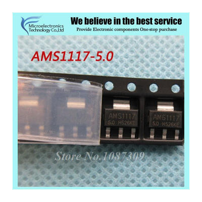 

100pcs free shipping AMS1117-5.0 AMS1117 5.0V 1A SOT-223 Voltage Regulato new original