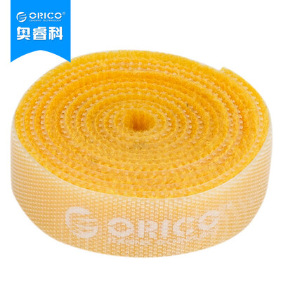 

ORICO CBT-1S Cable Tie Computer Case Peripheral Socket Cable Management Cable Tie Velcro Belt Yellow