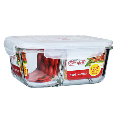 

【Jingdong Supermarket】 Le buckle buckle glass crisper microwave oven lunch lunch lunch box baby food supplement bowl LLG205 300ml