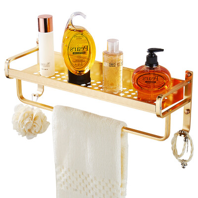 

Belle TL503J multi-function space aluminum rack bathroom towel rack local gold