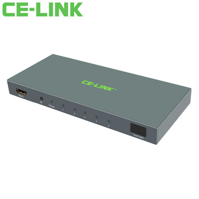 

CE-LINK 2204 HDMI5x1 five into a smart switch with remote control 5 into a computer connection TV HD video switcher 14 version support 1080P 3D