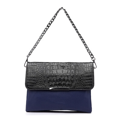 

women clutches with crocodile pattern artificial leather handbag chain messenger bags fashion ladies shoulder bag