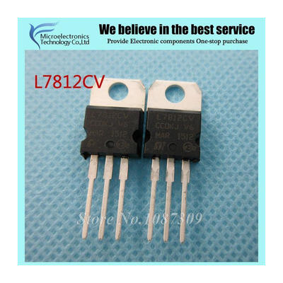 

20pcs free shipping L7812CV L7812 KA7812 MC7812 Voltage Regulator 12V 15A TO-220 new original