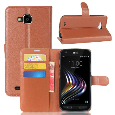 

GANGXUN LG X venture Case High Quality PU Leather Flip Cover Kickstand Anti-shock Wallet Case for LG H700