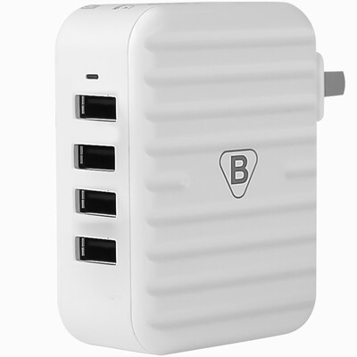 

BIAZE телефон таблетки зарядное устройство / штекер 5V / 6A многофункциональный четыре USB для Mac / Samsung / проса / Huawei / Meizu / слава / OPPO M3
