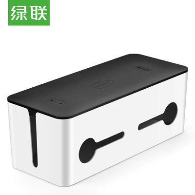 

Green UGREEN row of storage box wire storage box finishing line box large desktop notebook power cord socket plug board board line box 30398