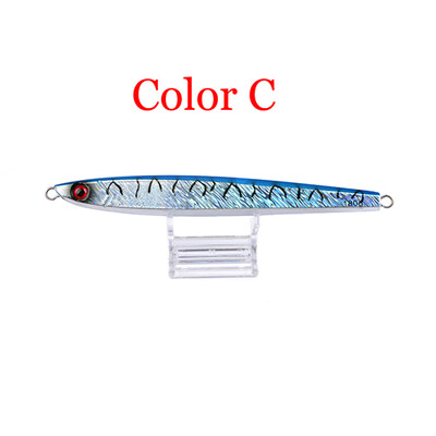 

1PC Jigging Lure Lead 190G 17CM Jigging Lure Lead fish Metal Jig Fishing Lure Paillette Knife Wobbler Artificial Hard Bait Laser