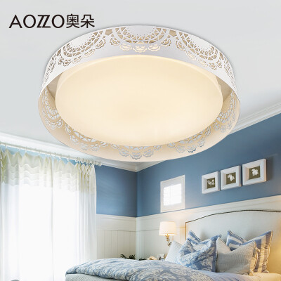 

Aooduo furnishings (AOZZO) bedroom LED ceiling lamp modern simple balcony study restaurant entrance kitchen lighting lamp diameter 48CM warm white 20W CL30298W