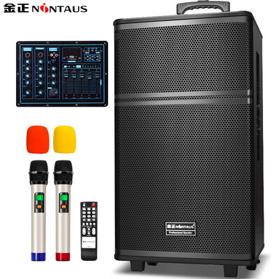 

NINTAUS N15-1 15-дюймовый Bluetooth Quad Dance Audio Speaker Высокопроизводительный профессиональный миксер Stage Subwoofer Recording U Раздел Беспроводной микрофонный усилитель