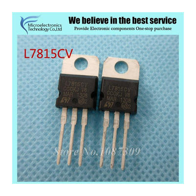 

10pcs free shipping L7815CV L7815 KA7815 MC7815 Voltage Regulator 15V 15A TO-220 new original