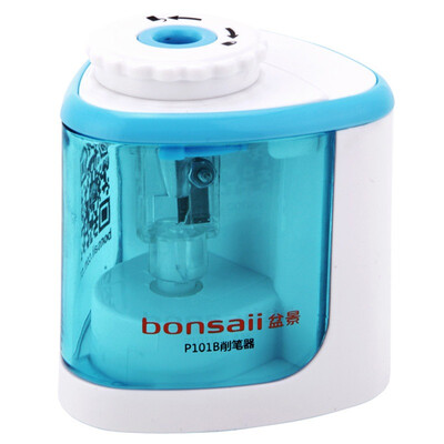 

Bonsaii P101B electric pencil sharpener children pencil sharpener automatic cut pencil student pencil sharpener electric pen planer blue