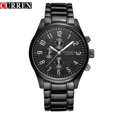 

2017 CURREN Watches Men quartz Top Brand Luxury Military male Watches Men Sports army Watch Waterproof Relogio Masculino8046