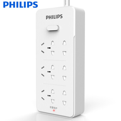

Philips (PHILIPS) новая национальная стандартная молния с шестью разъемами для защиты детей 1,8 м / интеллектуальная панель для защиты от перенапряжения / монтажная плата / плата для перетаскивания SPS3621S / 93