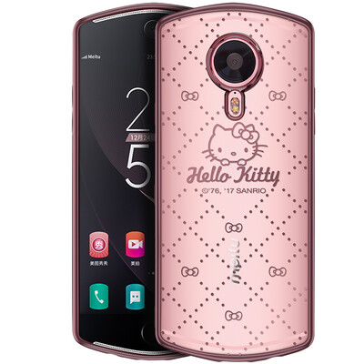 

Excellent Hello Kitty series Mito T8 phone shell protective cover plating thin&light drop soft shell Ling grid wind