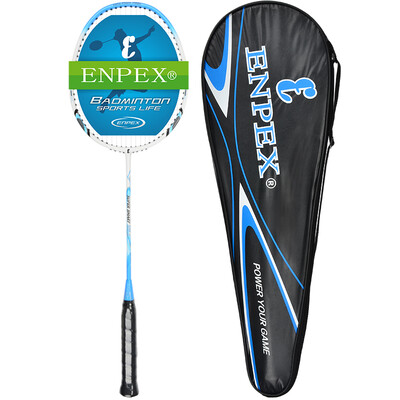 

Enpex carbon feathers badminton racket badminton racket single shot 520B