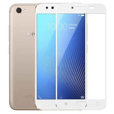 

Two Pack Langke vivo X9s toughened film full-screen coverage of steel film HD Explosion-proof mobile phone protective film Applicable vivo X9s white