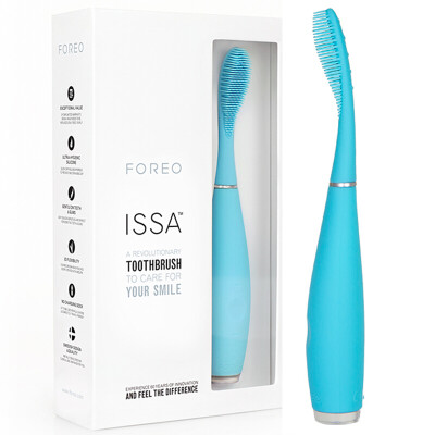 

Firearound FOREO Esa ISSA smart electric silicone toothbrush rechargeable waterproof sonic toothbrush vibration cleaning toothbrush mint blue