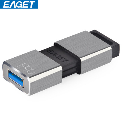 

Yi Jie (EAGET) F90 high-speed USB3.0U disk 32G all-metal dust shockproof computer car TV Universal U disk light gray