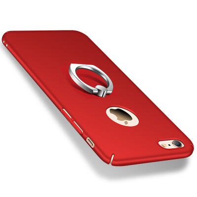 

Sanctuary Sendio Apple iPhone 78 mobile phone shell protective shell protective sleeve matte anti-drop shell all-inclusive belt with a ring buckle bracket hard shell Chinese red