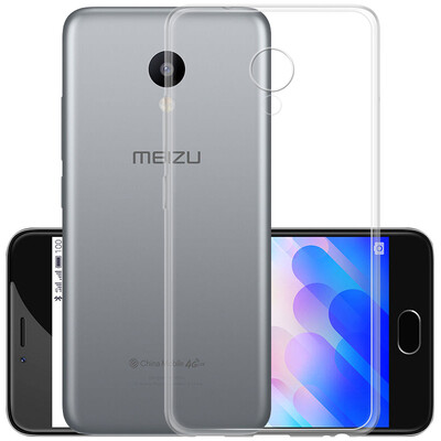 

[2 раковина 1 фильм - экономичное оборудование] Mei Yi Meizu шарм синий 5 раковина мобильного телефона TPU мягкая оболочка защитная крышка для очарования синего 5