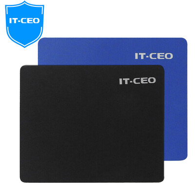

IT-CEO X4SB-13 ткань коврик для мыши 2 комплекта обычной толщины небольшой коврик для мыши офисный стол для офисной клавиатуры для лазерной мыши клавиатура 22X18cm черный синий