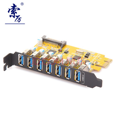 

Кабель Li (Suoli) PCI-E переключатель Dual Port карты расширения USB3.0 (7 USB3.0 интерфейс расширения / SLP7)
