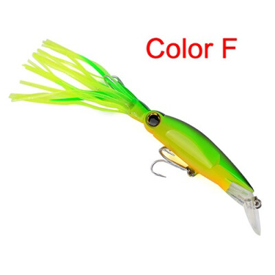 

1pc design Squid 7"-14cm/1.566oz-40g fishing lures 6 Colors fishing bait 1/0# Hook fishing tackle