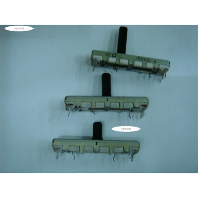 

4.5 cm double straight slide potentiometer B100K handle 10MM
