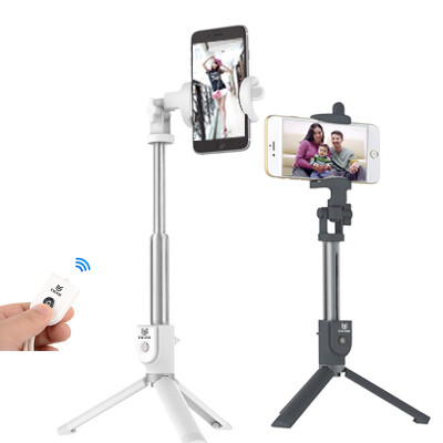 

ESCASE self-timer lever ZPG-03 self-timer selfie Stick Bluetooth self-timer artifact tripod self-timer lever 360 degree rotation folding pearl white