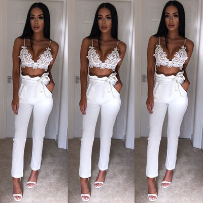 

CANISWomen High Waist Slim Skinny Leggings Stretchy Pants Jeggings Pencil Pants