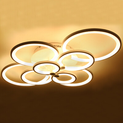 

[Jingdong supermarket] Lorraine (ROLin) living room lights LED ceiling lamp Nordic postmodern creative dimming color remote control light 176W 836/8