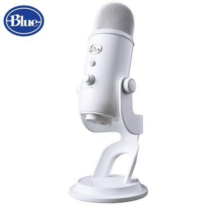 

Blue yeti snow strange USB professional condenser microphone mobile phone game live broadcast singer singing microphone microphone universal K singing it conference recording white