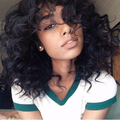 

Brazilian Curly Style Glueless Full Lace Human Hair Wigs For Black Women