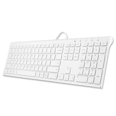 

BOW HW192A metal wired USB ultra-thin keyboard black 110 key
