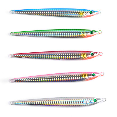 

1PC Jigging Lead Fish 21G / 8.5CM Metal Jig Fishing Lure 5 цветов Paillette Knife Wobbler Artificial Hard Bait