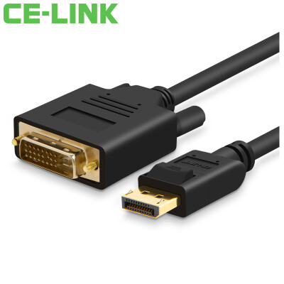 

CE-LINK DP-DVI с высокой четкостью линии 2 метра 1.2 версия кабеля для преобразования кабеля DP-DVI HD-проектор HDTV-монитора 1604