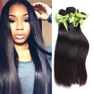 

7A Peruvian Virgin Hair Straight 3 Bundles Rosa Hair Products Peruvian Straight Virgin Hair100% Human Hair peruvian straight