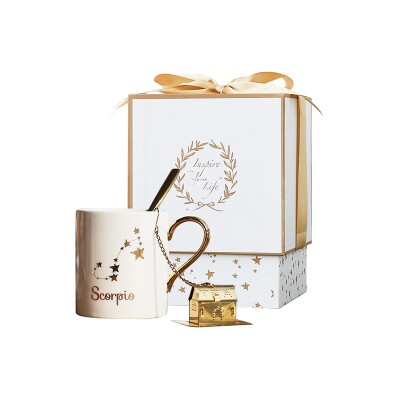 

Jingdong Supermarket Mizi Home Twelve Constellation Creative Ceramic Mugs Sagittarius Coffee Mug Delivery Girl Boys Gui Honey Gifts Birthday Gift Set With Spoon