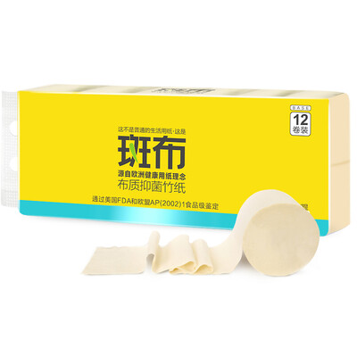 

Blanket BABO Natural toilet paper without bleached bamboo pulp BASE series 3 layer 150g coreless paper 12 rolls