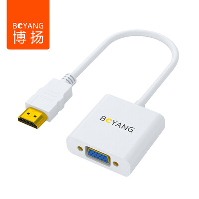 

Bo Yang (BOYANG) BY-03Z01 HDMI-VGA кабель адаптер высокой четкости линейный конвертер белый