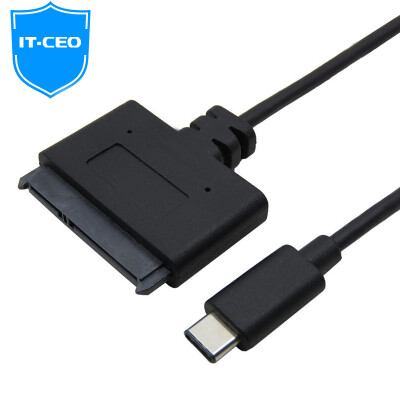 

IT-CEO USB31 Type-c to SATA converter hard drive cable 25-inch hard drive data cable easy drive black support SSD hard drive Y2TYPE-CS