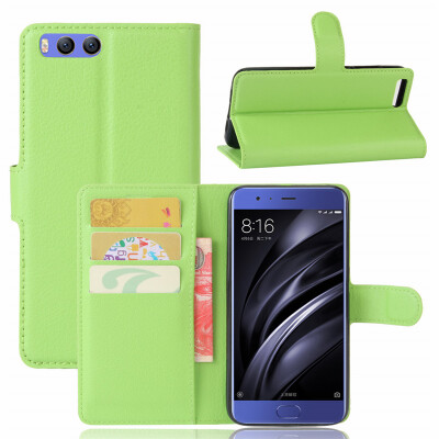 

GANGXUN Xiaomi Mi 6 Case High Quality PU Leather Flip Cover Kickstand Anti-shock Wallet Case for Xiaomi Mi 6