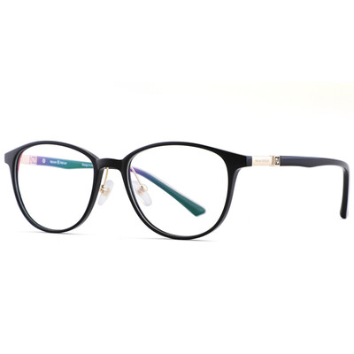 

Helen Keller glasses frame retro myopia glasses frame Lin Zhiling with the TR90 full frame optical glasses H26011 C1 classic black