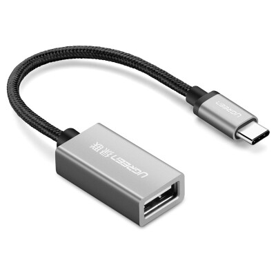 

Зеленый Union OTG кабель для передачи данных Тип-C адаптер USB2.0 Эндрюс мобильный телефон поддержка компьютера Apple macbook Huawei слава музыка как просо 40326 сплетенный черный