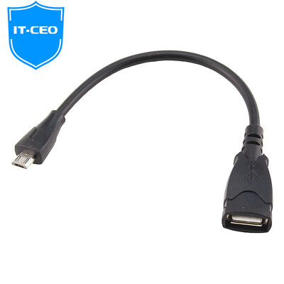 

IT-директор Y1OTG Micro 5pin OTG кабель передачи данных для мобильных телефонов таблетка проса ящика, подключенного к U / мышь черному USB интерфейсу