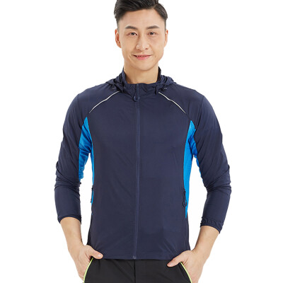 

Woodpecker TUCANO skin clothing men&39s quick dry light sunscreen outdoor sports windbreaker 17109ZM85693 color blue M