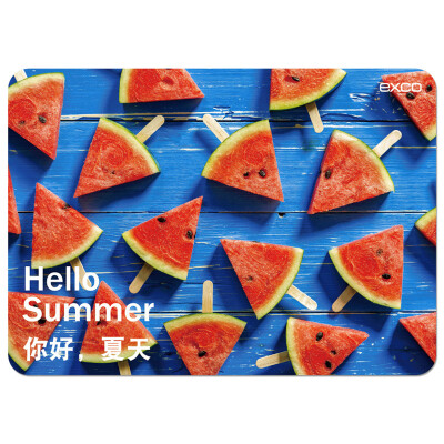 

Should be appropriate cool EXCO hello summer mouse pad colorful fruit lovely cartoon mouse pad large office home games creative cloth bottom non-slip STY17005 A4