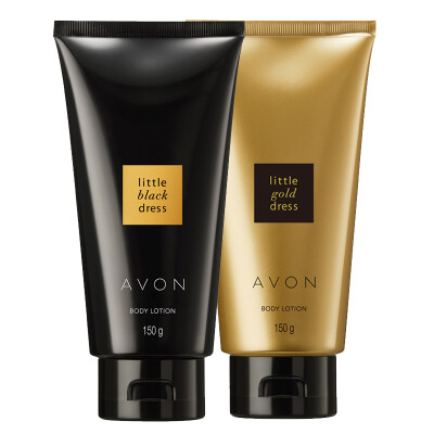 

Avon (AVON) small black dress classic body suit (gold skirt body 150g + black skirt body 150g) (body milk body lotion